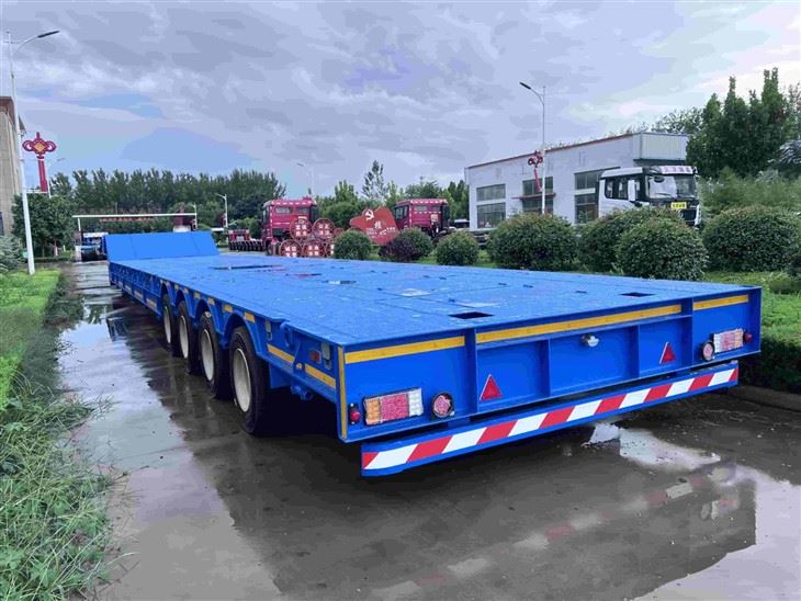 4 Axles 90 Ton Folding Gooseneck Lowbed Trailer best