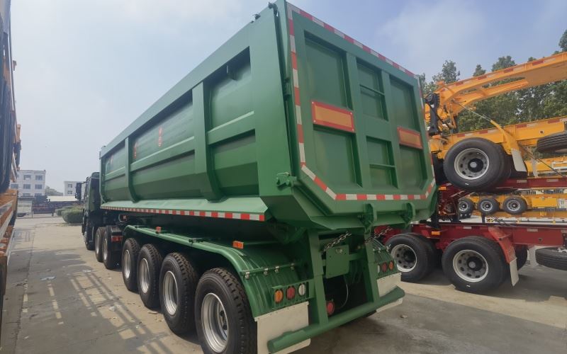 4 Axles Rear Tipper Trailer