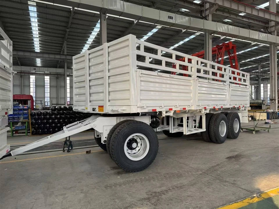 Side Wall Trailer With Drawbar